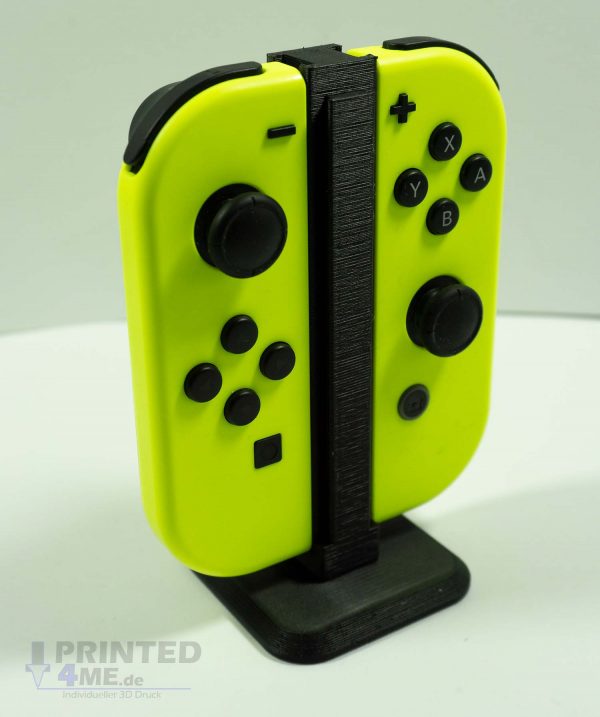 Nintendo Switch JoyCon Ständer Joy Con Halterung Halter Standfuß - Schwarz mit Gelb