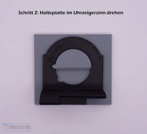 Printed4Me Fritz!DECT 440 Halterung Halter Ständer Stanfuß - Aufbauanleitung Montage Schritt 2