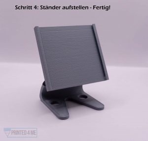 Printed4Me Fritz!DECT 440 Halterung Halter Ständer Stanfuß - Aufbauanleitung Montage Schritt 4