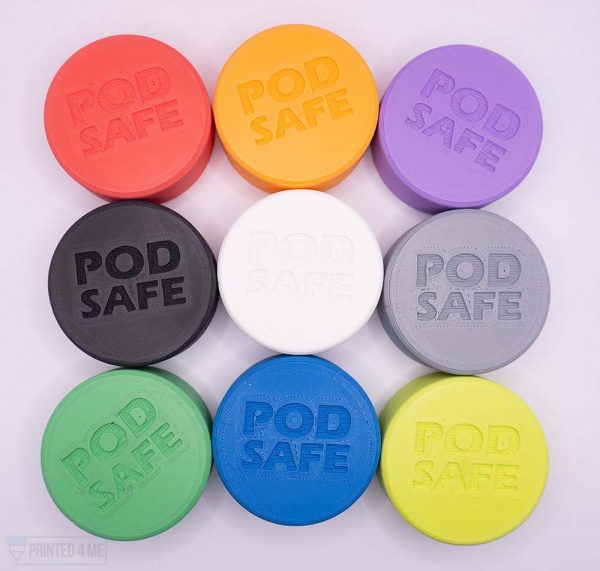 Printed4Me Pod Safe Dose Air Up Duft Pods Aufbewahrung Dose - Farbauswahl