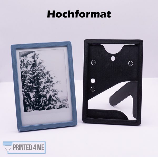 Fotorahmen Bilder Rahmen Ständer Instax Mini Fotos 3D Druck Aufsteller - Hochformat