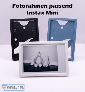 Fotorahmen Bilder Rahmen Ständer Instax Mini Fotos 3D Druck Aufsteller - Fotorahmen Instax Mini Polaroid Bilder